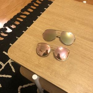 Quay sunglasses lot- cherry bomb and high key